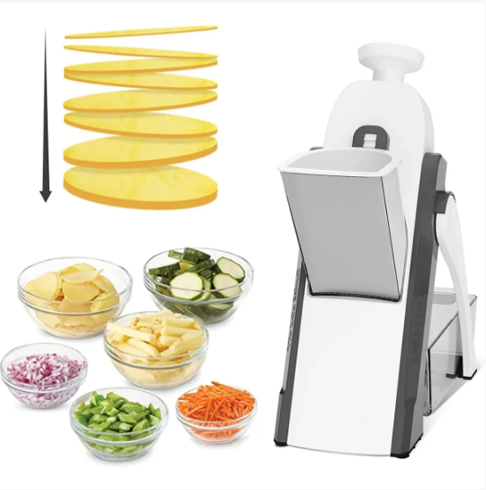 Safe Slice Manual Vegetable Cutter - Adjustable Mandoline Slicer