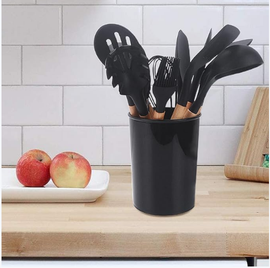 12 Pcs Silicone Cooking Utensils Set with Holder