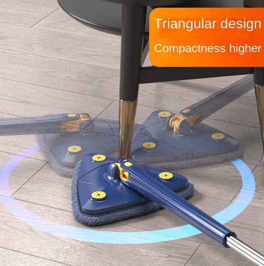 360° Rotating Adjustable Triangle Mop - Self-Wringing