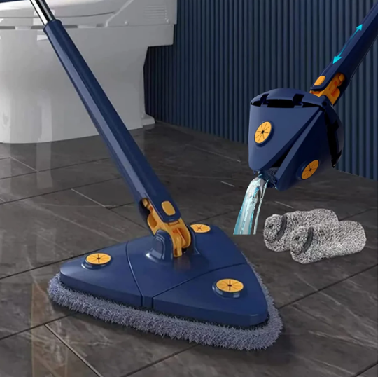 360° Rotating Adjustable Triangle Mop - Self-Wringing