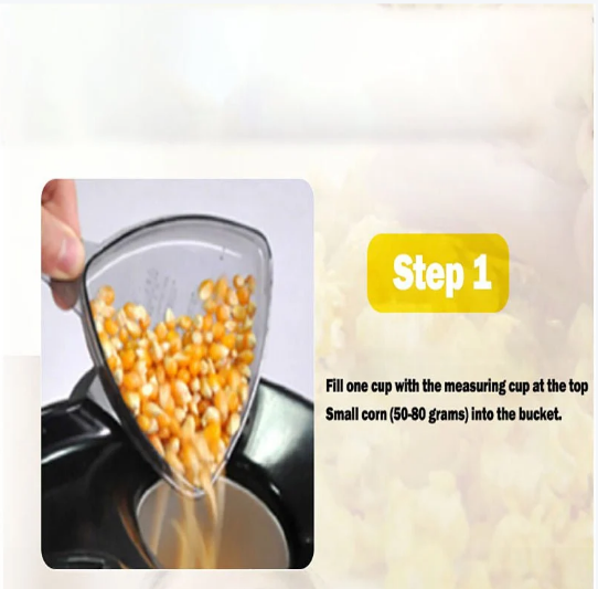 Mini Popcorn Machine - Hot Air Popcorn Maker