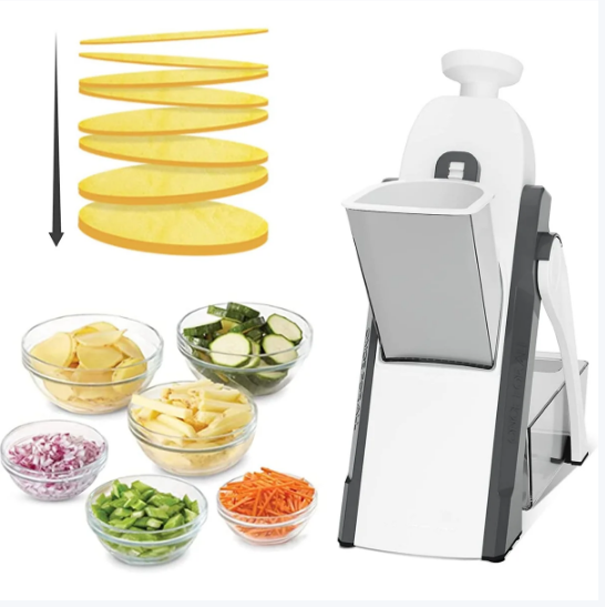 Safe Slice Manual Vegetable Cutter - Adjustable Mandoline Slicer